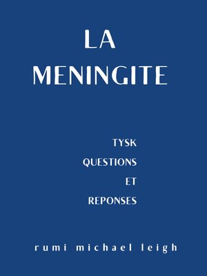 cover image of La méningite